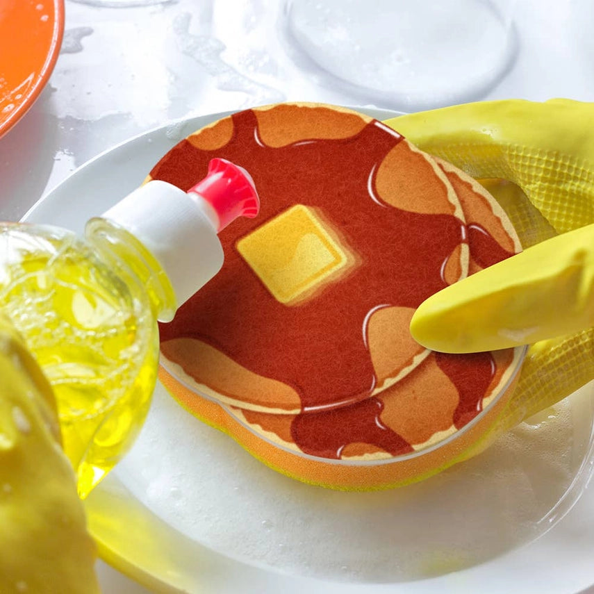 The Breakfast Scrub 3PK | Novelty Sponges
