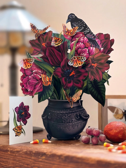 Moon Light Garden | Pop-Up Greeting Card