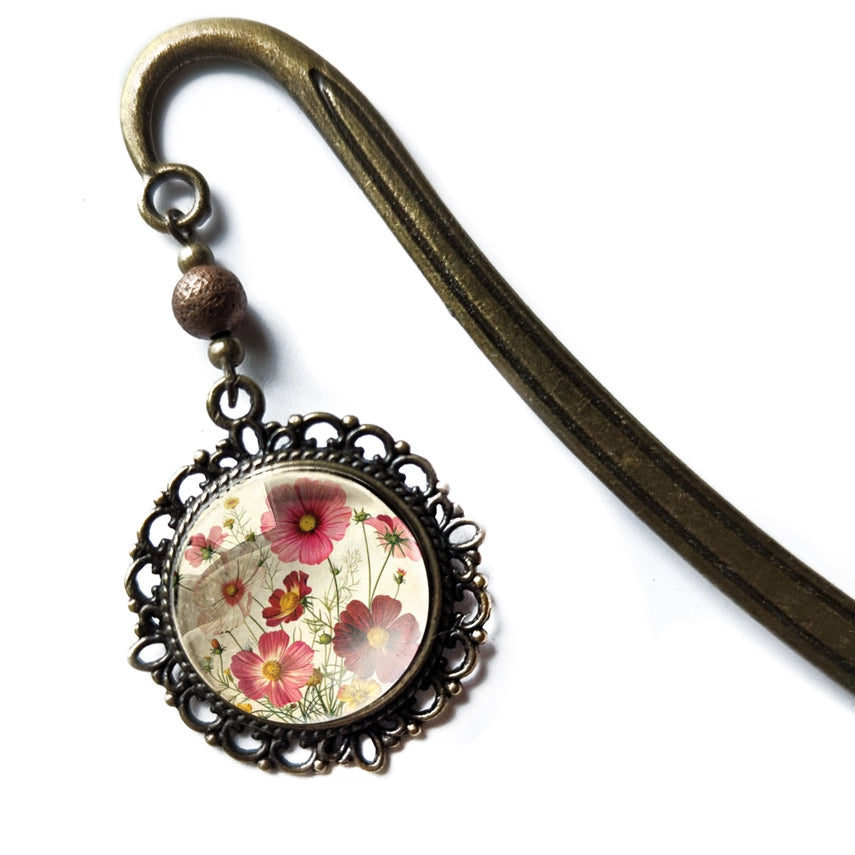 Bronze & Glass Cabochon Bookmarks
