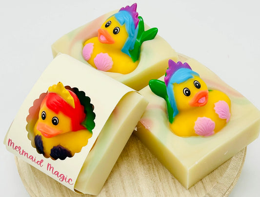 Mermaid Magic Ducky | Vegan Cold Process Soap Bar