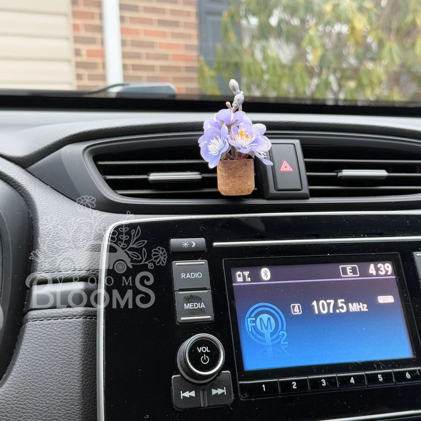 Purple Flowers | Car Diffuser Vent Clip (NEW ARRIVAL)