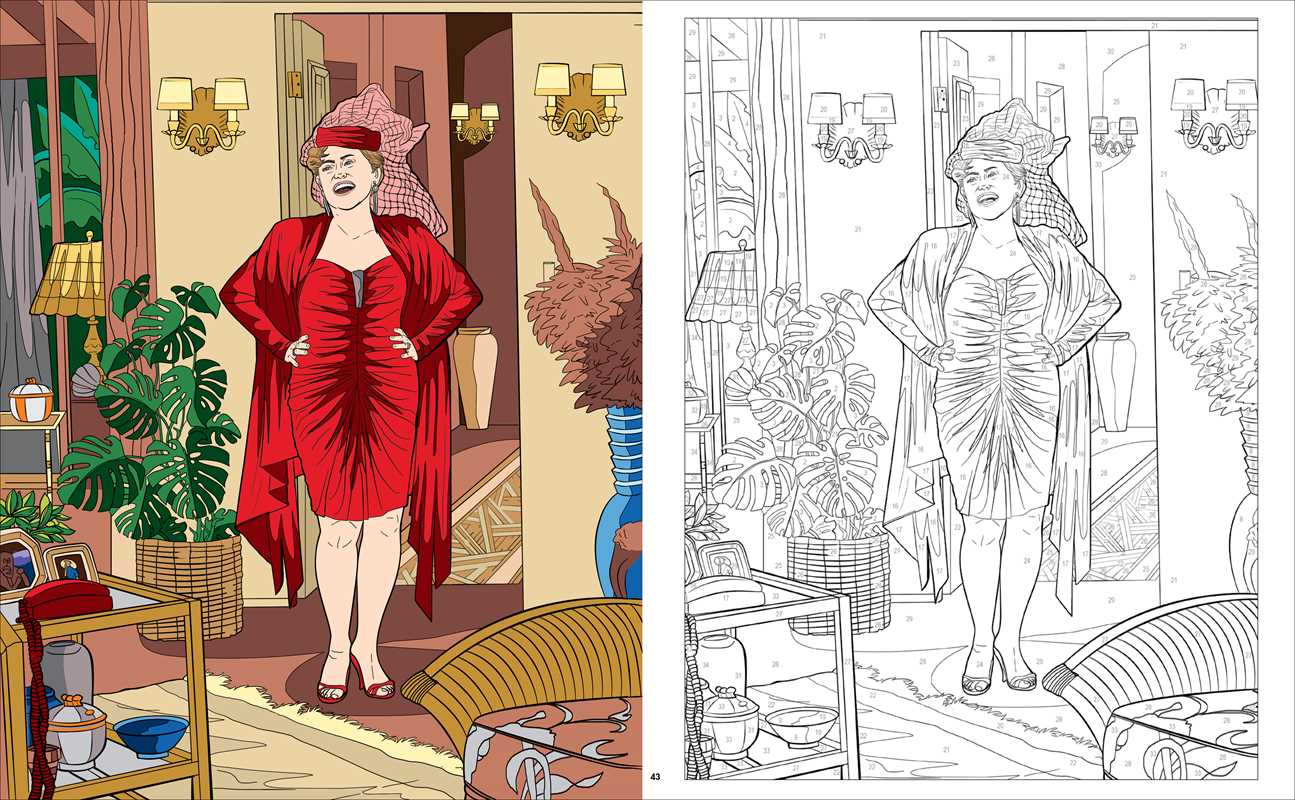 The Golden Girls Color-By-Number