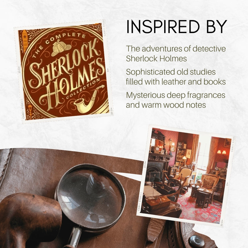 Consulting Detective - 10oz Soy Wax Book Inspired Candle