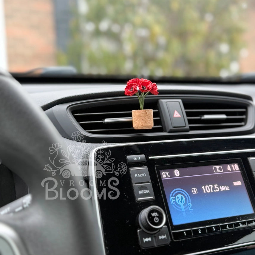 Poppies | Car Diffuser Vent Clip (NEW ARRIVAL)
