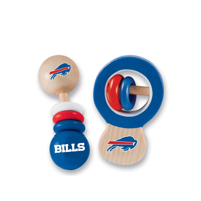 Baby Wooden Rattle Set | Buffalo Bills