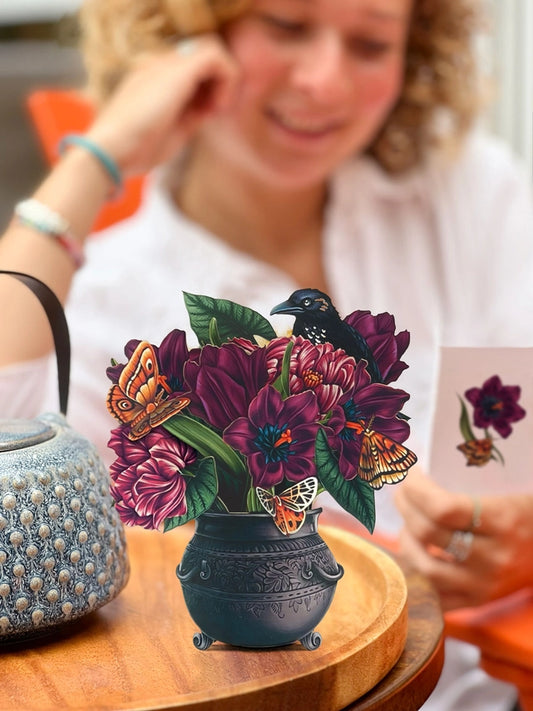 Mini Moonlight Gardens | Pop-Up Greeting Card