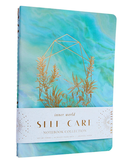 Inner World Self-Care Sewn Notebook Collection | Set Of 3