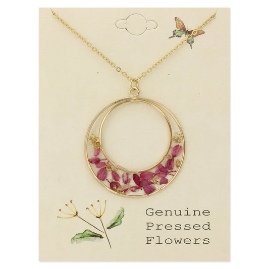 Floral Circle | Dried Flower Necklace