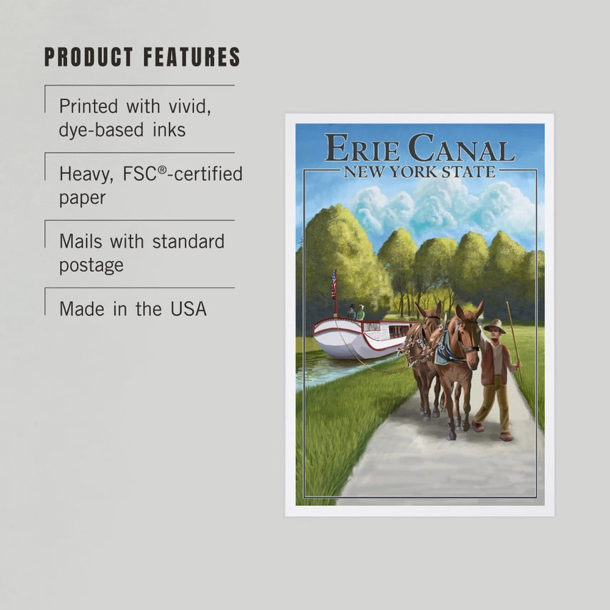 Erie Canal, New York - Premium Postcards