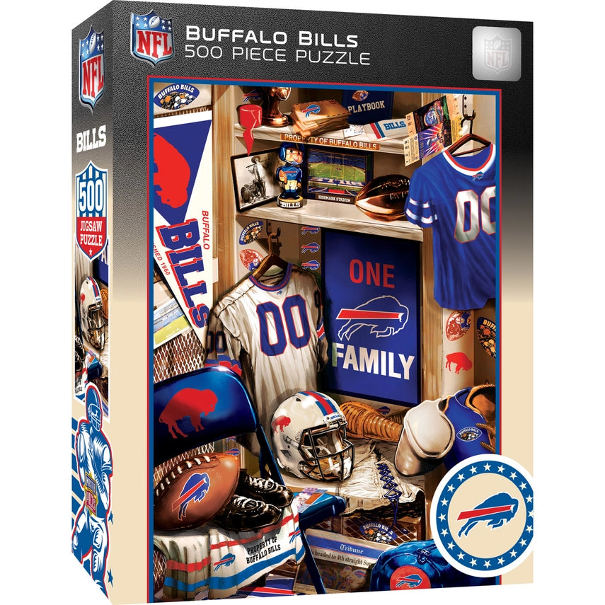 Locker Room 500PC Puzzle | Buffalo Bills