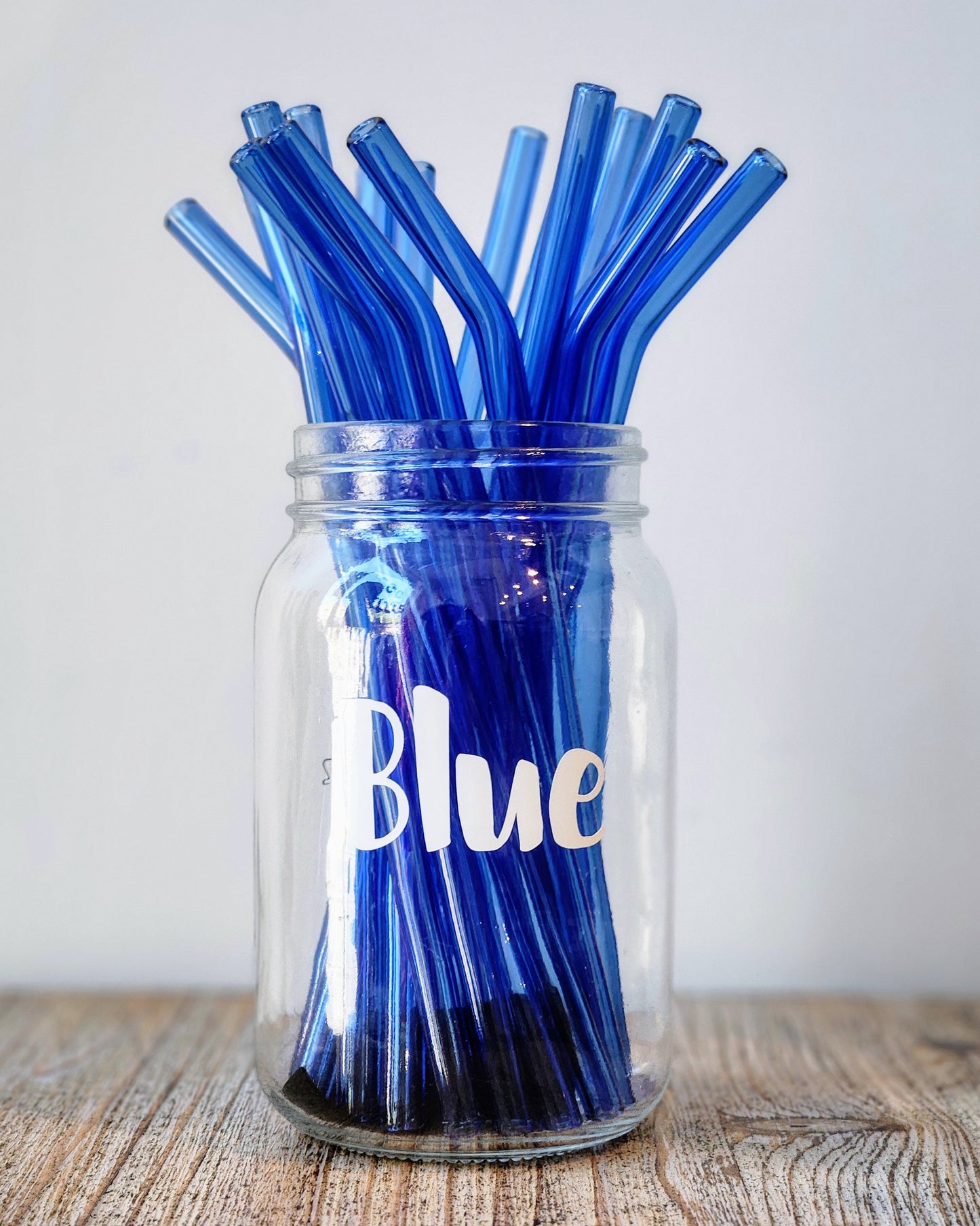 Colored Glass Straws 8mm