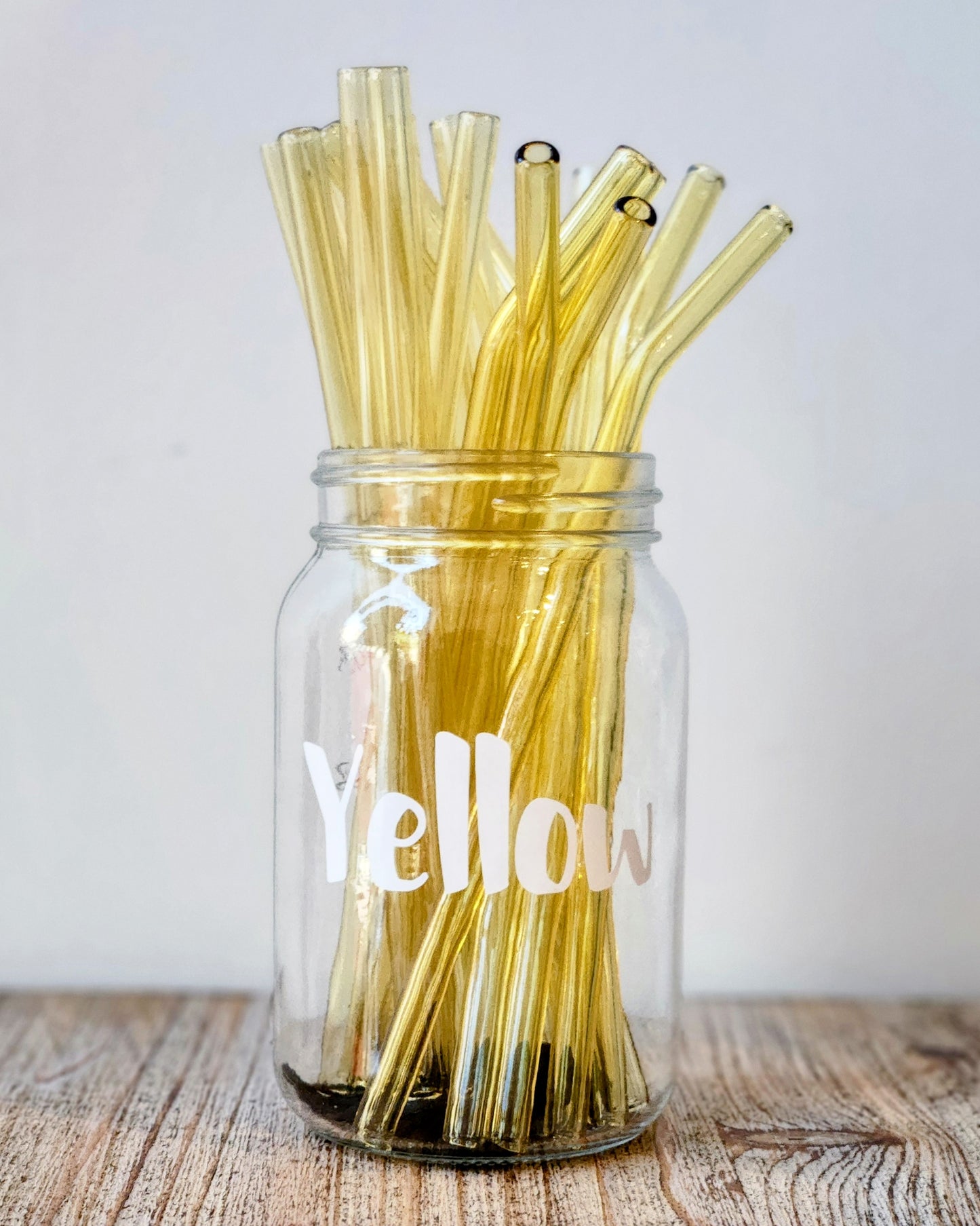 Colored Glass Straws 8mm