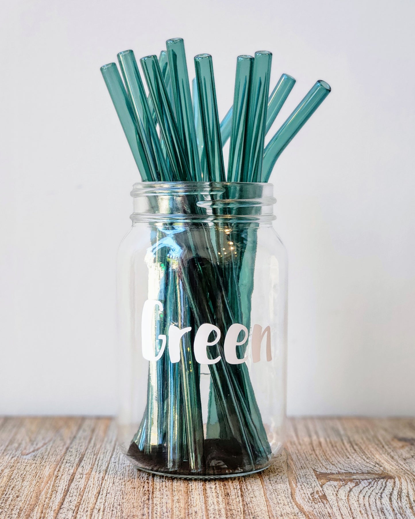 Colored Glass Straws 8mm