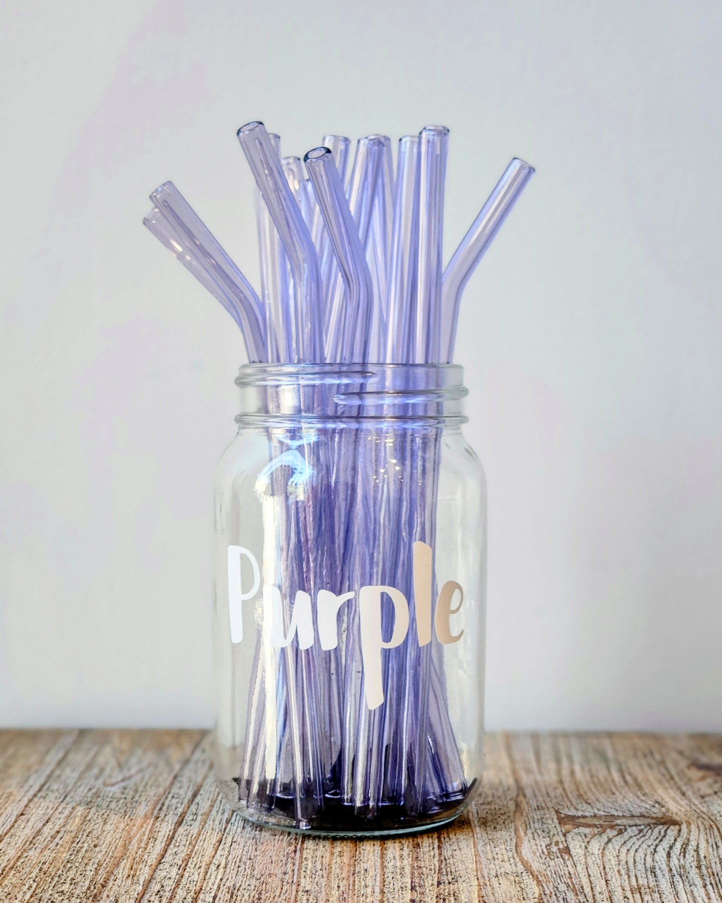 Colored Glass Straws 8mm