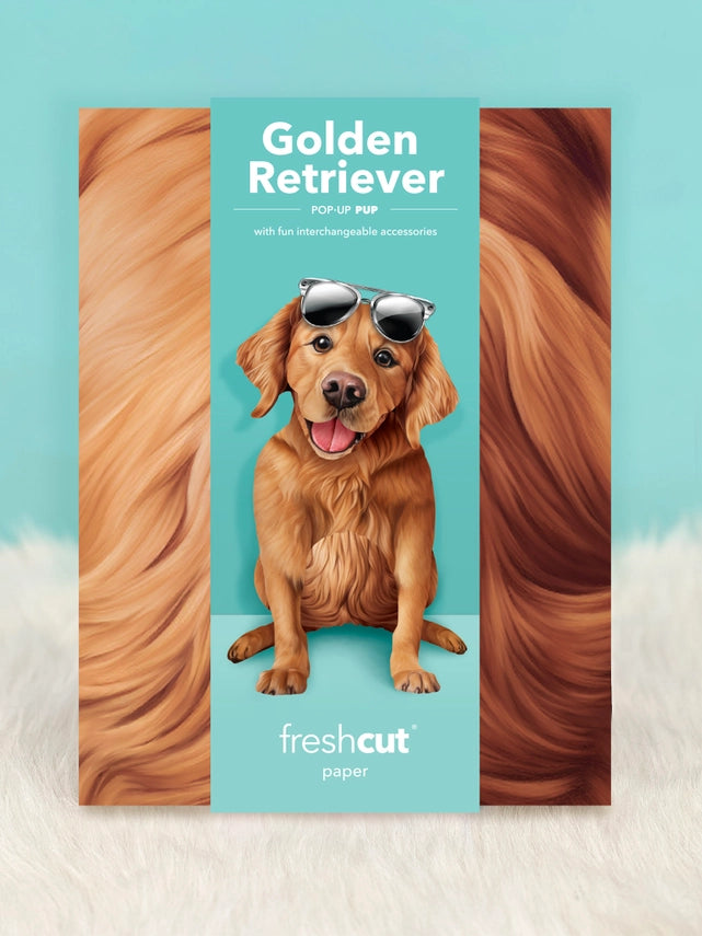 Golden Retriever | Pop-Up Greeting Card