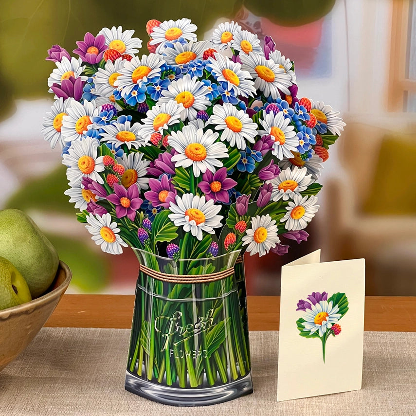 Field Of Daisies | Pop-Up Greeting Card