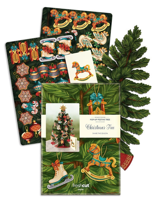 Christmas Tree Pop-Up Greeting Card
