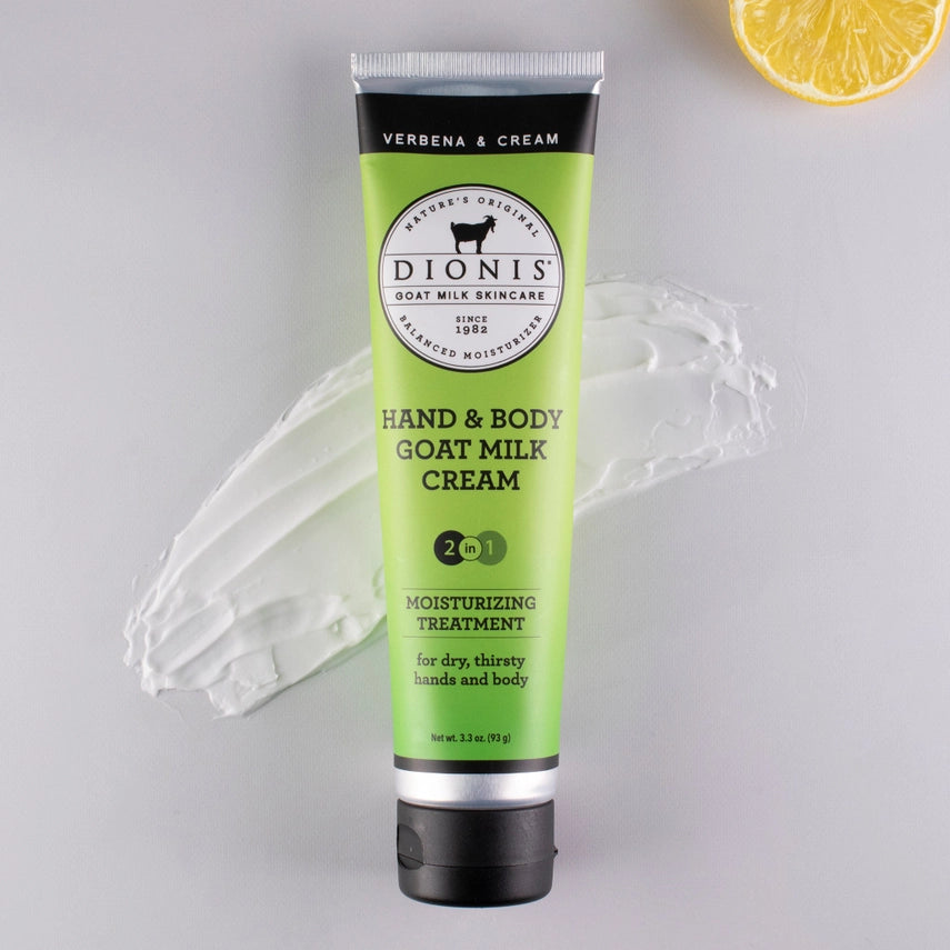 Verbena & Cream | Hand & Body Goat Milk Cream 3.3oz