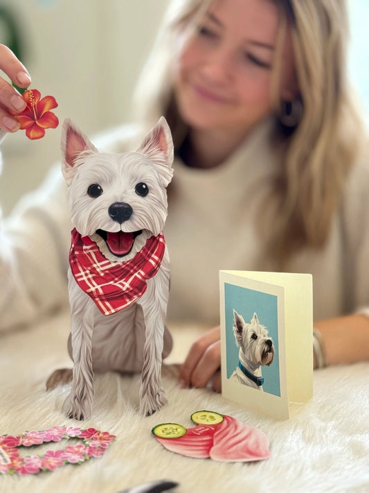 Westie | Pop-Up Greeting Card