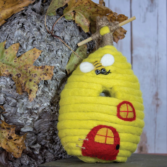 Honey House | Felt Birdhouse