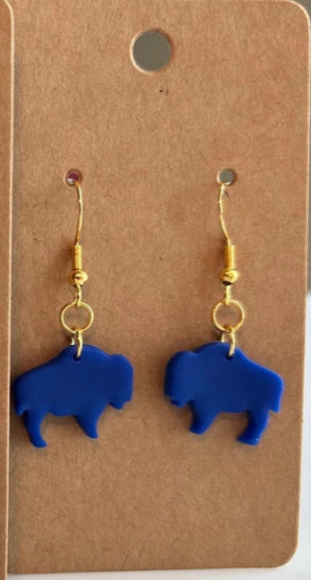 Buffalo Clay Earrings | Buffalo Bills