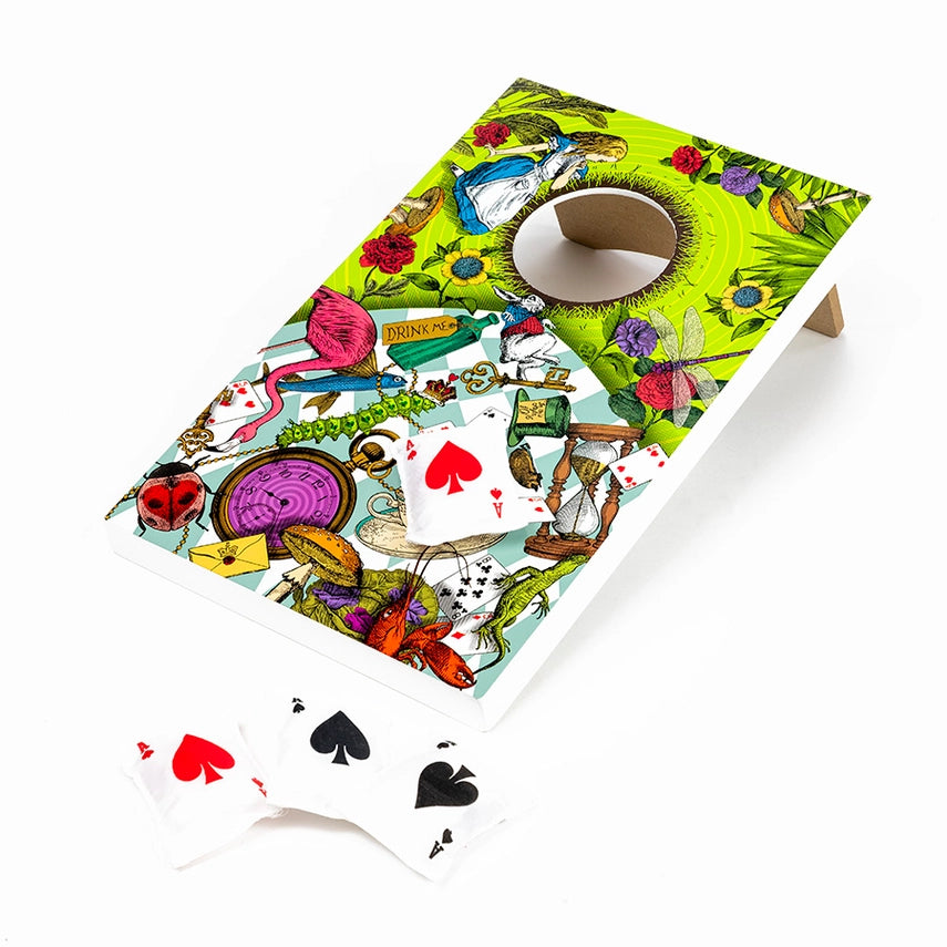 "Alice's" Down the Rabbit Hole | Beanbag Throwing Game