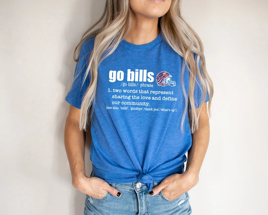 Go Bills Definition T-Shirt | Buffalo Bills