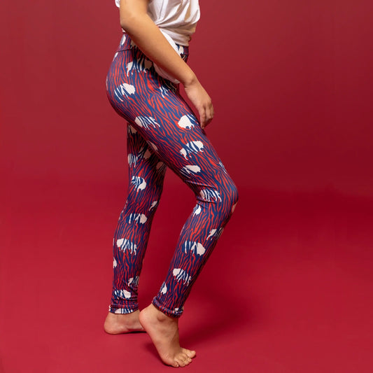 Zebra Leggings | Buffalo Bills