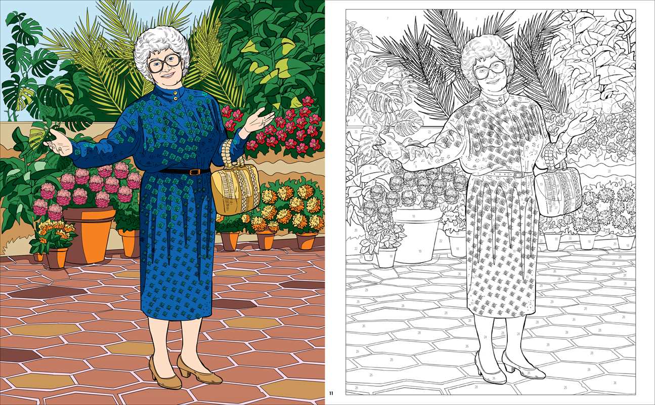 The Golden Girls Color-By-Number