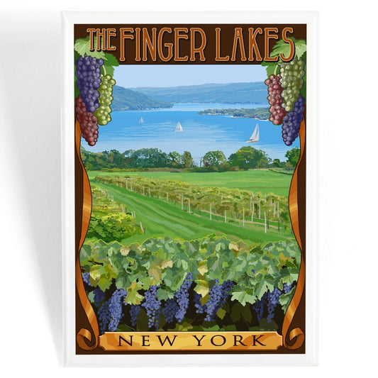 Magnet - Finger Lakes, NY, Vineyard