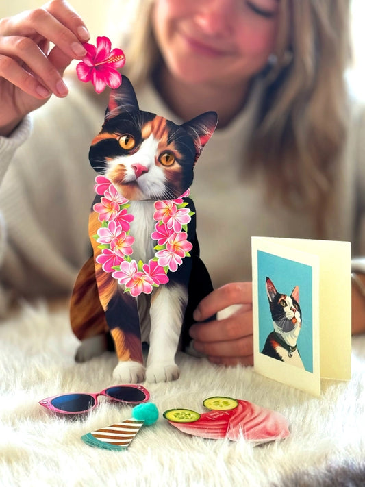 Calico Cat | Pop-Up Greeting Card