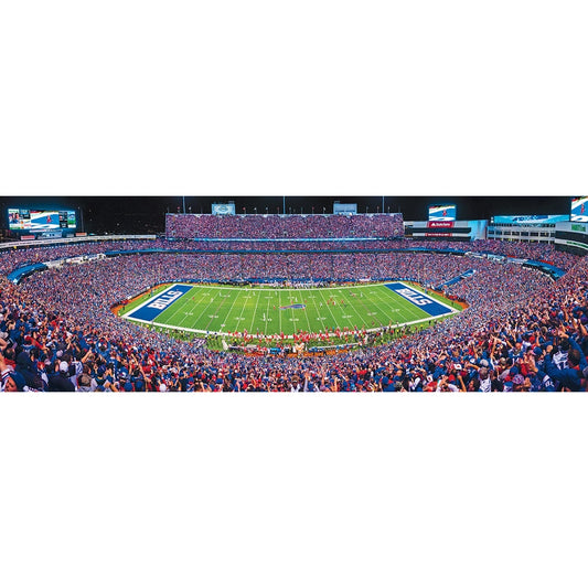 Center View 1000PC Panoramic Puzzle | Buffalo Bills