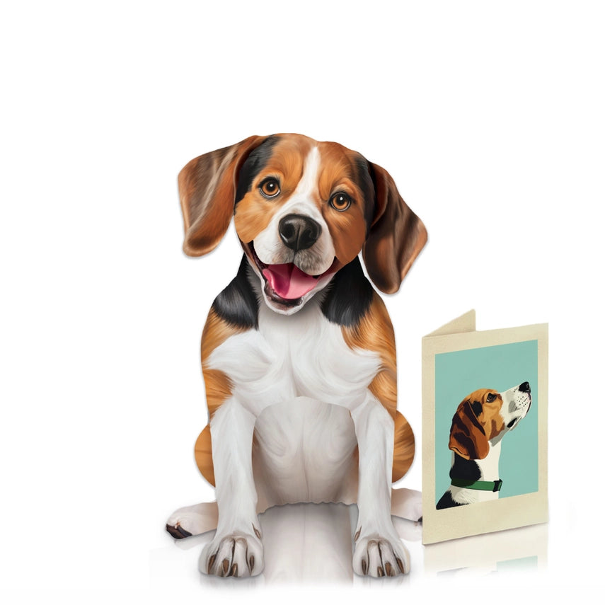 Beagle | Pop-Up Greeting Card