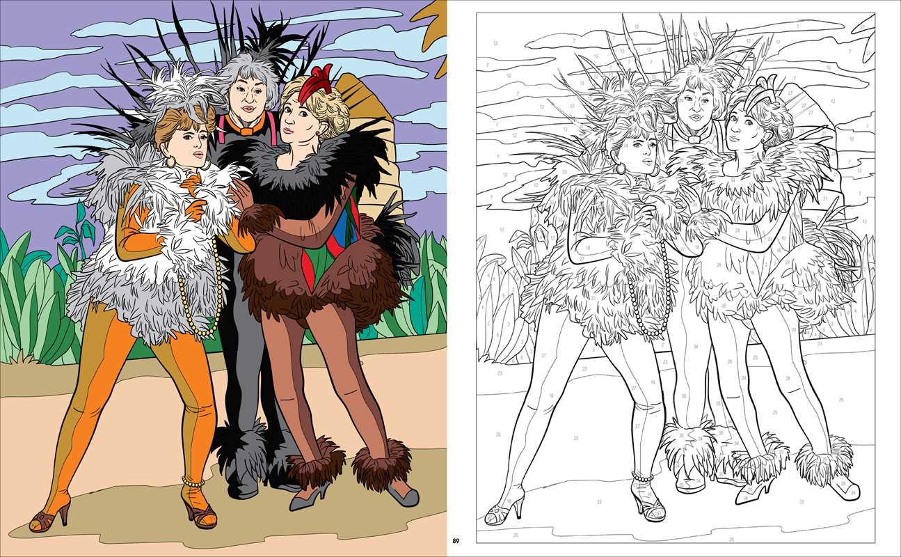 The Golden Girls Color-By-Number