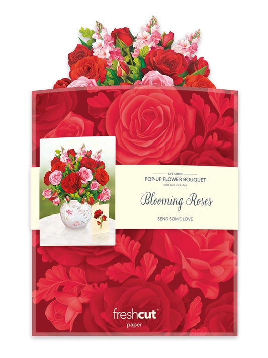 Blooming Roses | Pop-Up Greeting Card