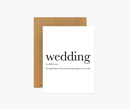 Wedding Beautiful Chapter | Wedding & Anniversary Card