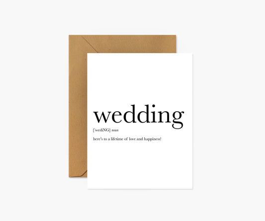 Wedding Lifetime Of Happiness | Wedding & Anniversary Card