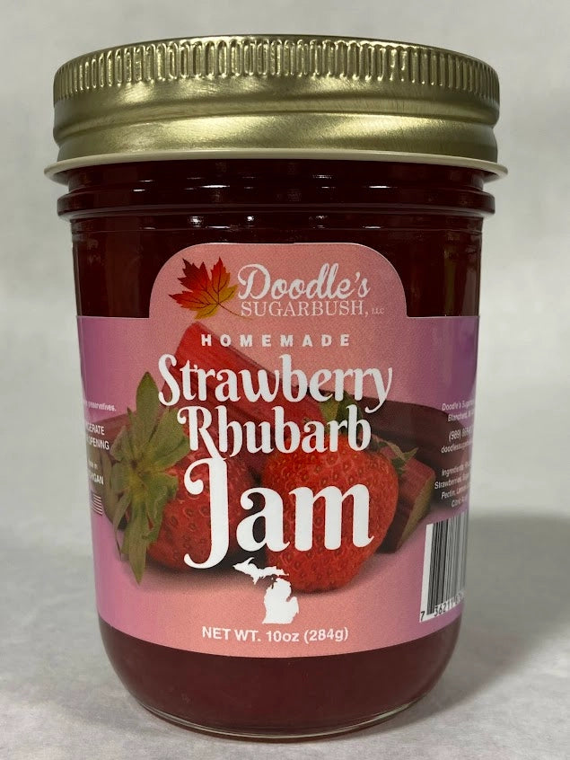 Strawberry Rhubarb Jam 8oz