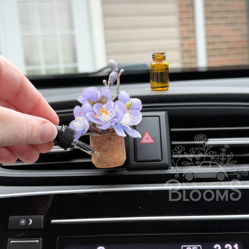 Purple Flowers | Car Diffuser Vent Clip (NEW ARRIVAL)