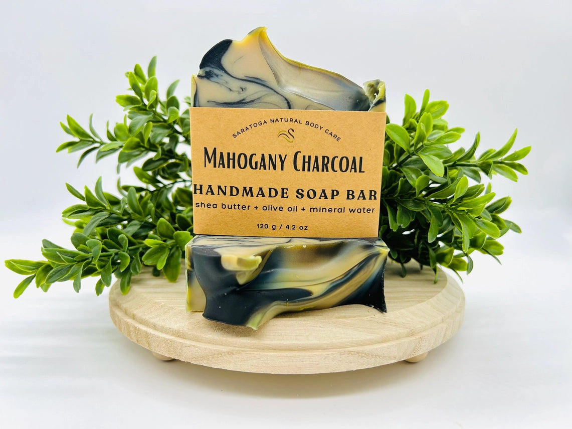 Mahogany Charcoal | Vegan Cold Process Soap Bar (RESTOCK)
