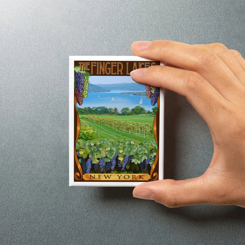 Magnet - Finger Lakes, NY, Vineyard