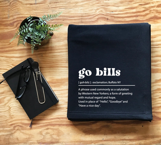 Go Bills Definition Throw Blanket | Buffalo Bills