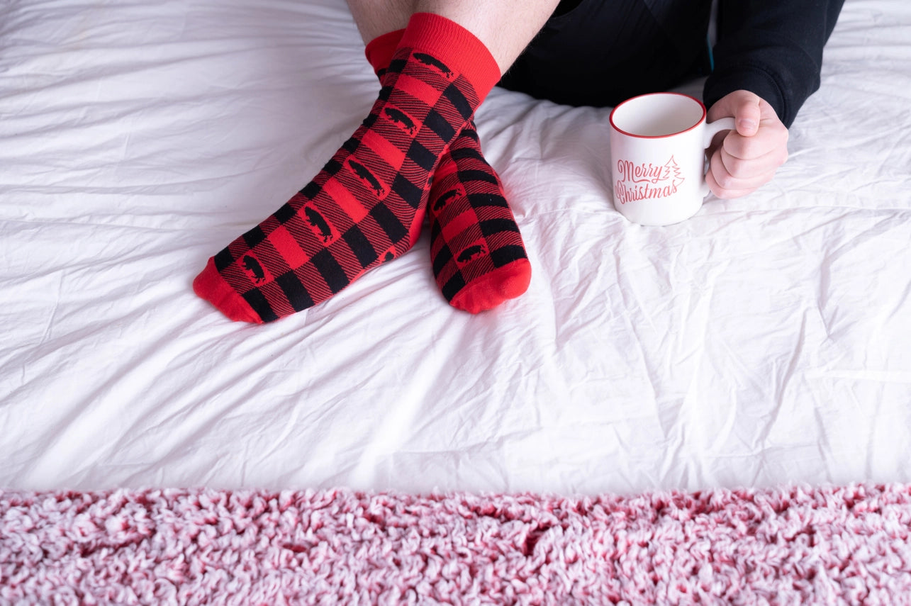 Plaid Buffalo Socks