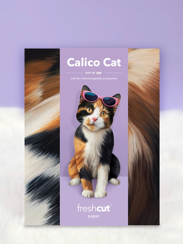 Calico Cat | Pop-Up Greeting Card