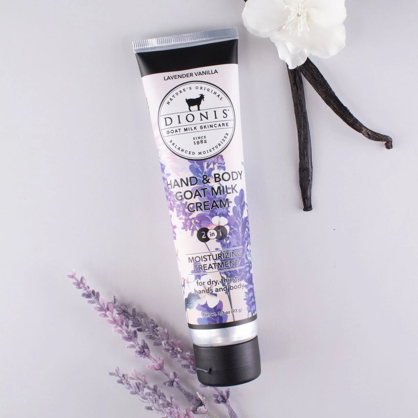 Lavender Vanilla | Hand & Body Goat Milk Cream 3.3oz
