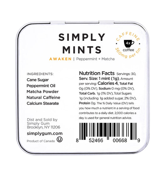 Awaken (Caffeine) Simply Mints