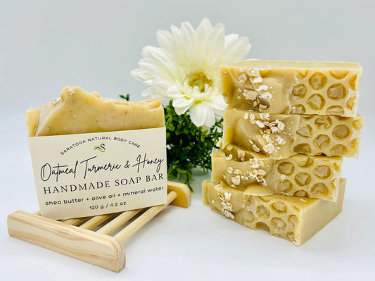 Oatmeal Turmeric & Honey | Vegan Cold Process Soap Bar