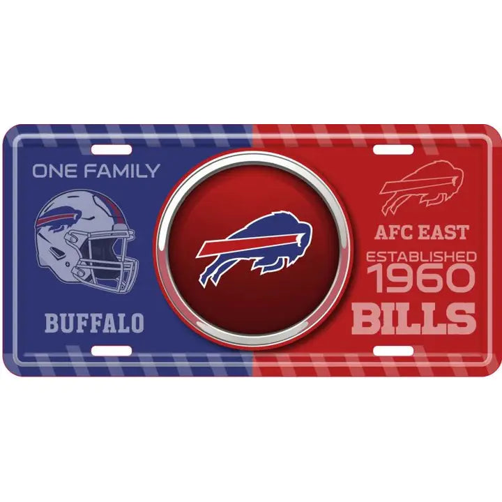 Bills Bullseye License Plate