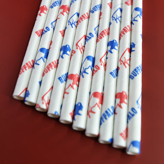 Buffalo Paper Straws 100cnt