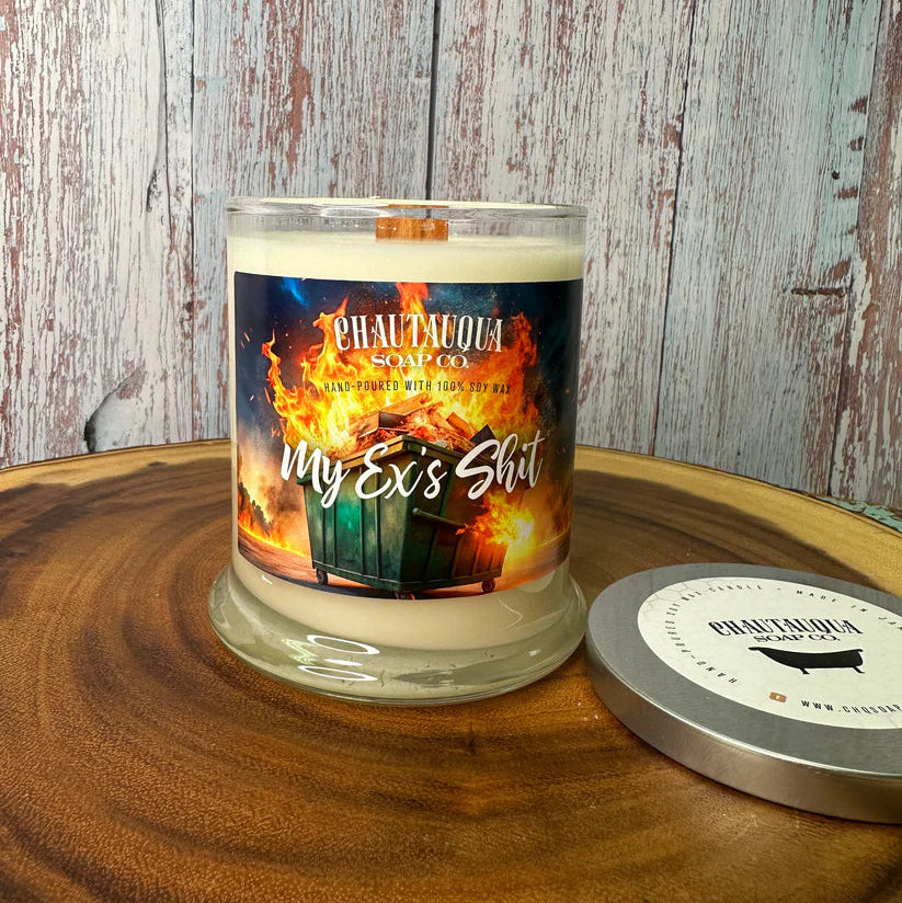 My Ex's Sh*t | Wood Wick Candle